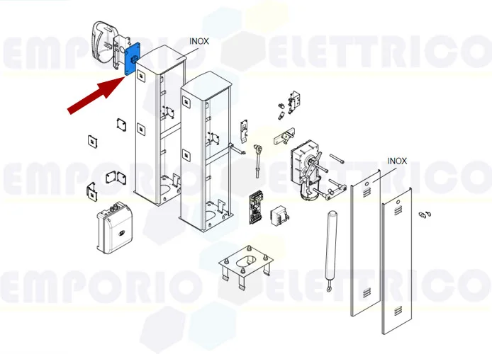 came pièce détachée plaque intermédiaire g3250 g3750 g3751 119rig326 