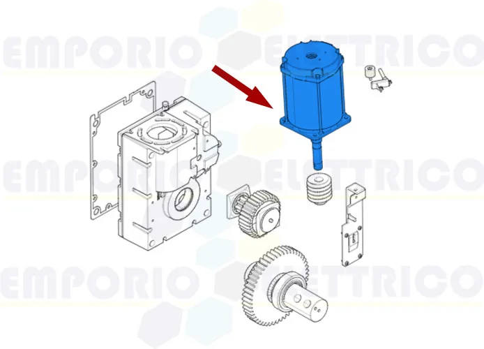 came pièce détachée moteur 24v dc g3000 g2080e g4040e 119rig405