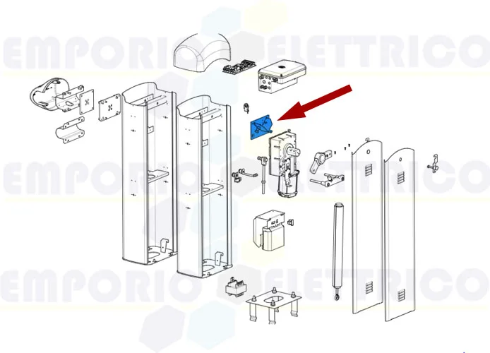 came pièce détachée butée mécanique barrière g4040z g4040iz 119rig334