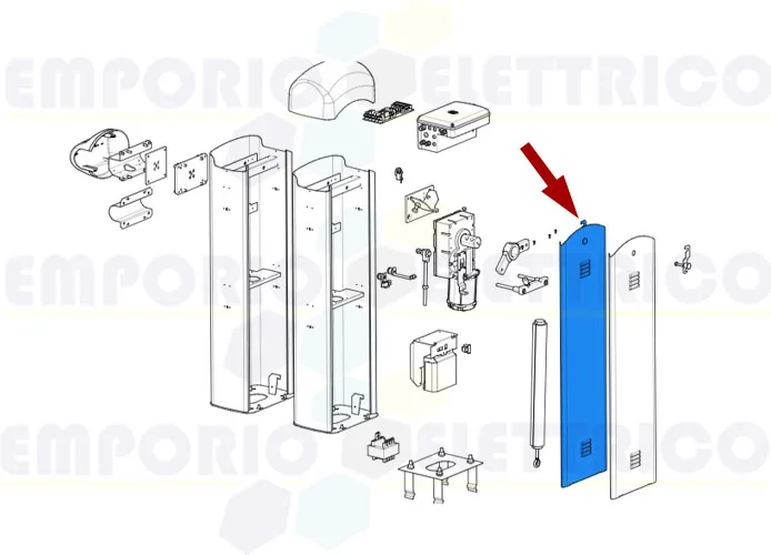 came pièce détachée porte caisson g3000 gard4 119rig409