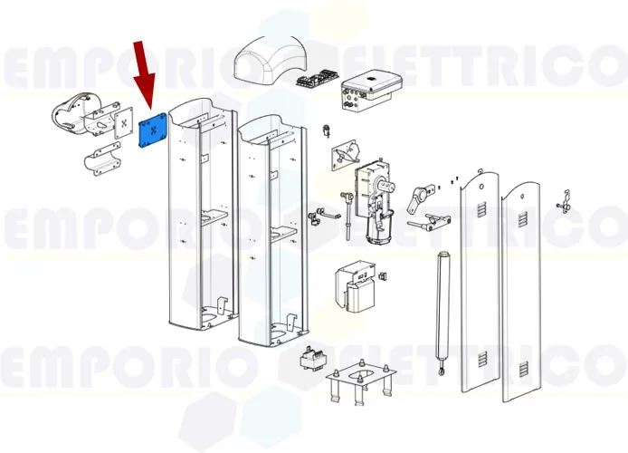 came pièce détachée plaque intermédiaire g3000 119rig420