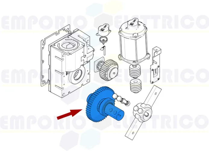 came pièce détachée arbre lent g4041 119rig182 