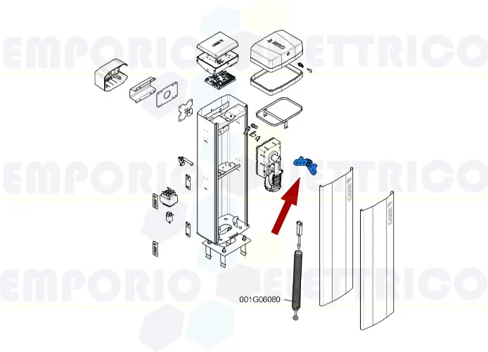 came pièce de détachée bras fixation ressort gt4 88003-0085