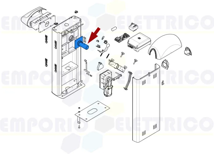 came pièce détachée arbre déplacement tige gard 8 119rig163