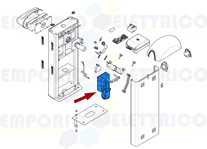 came pièce détachée motoréducteur gard 8 230v 119rig197