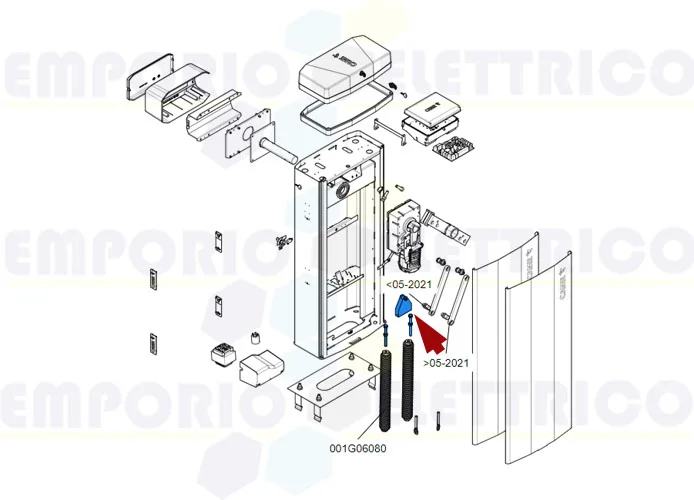 came pièce détachée étrier fixation supérieur ressort gt8 88003-0107