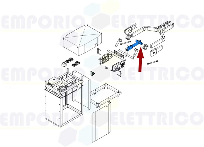 came pièce détachée bras contrepoids g12000 119rig114