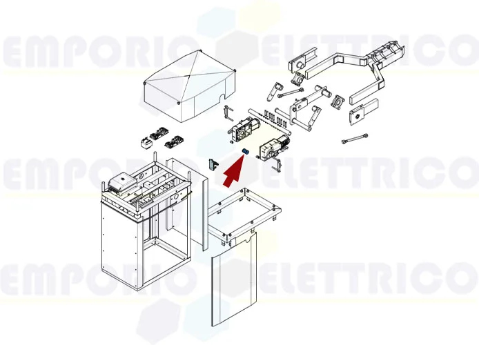 came pièce de détachée pivot bielle contrepoids g12000 119rig116