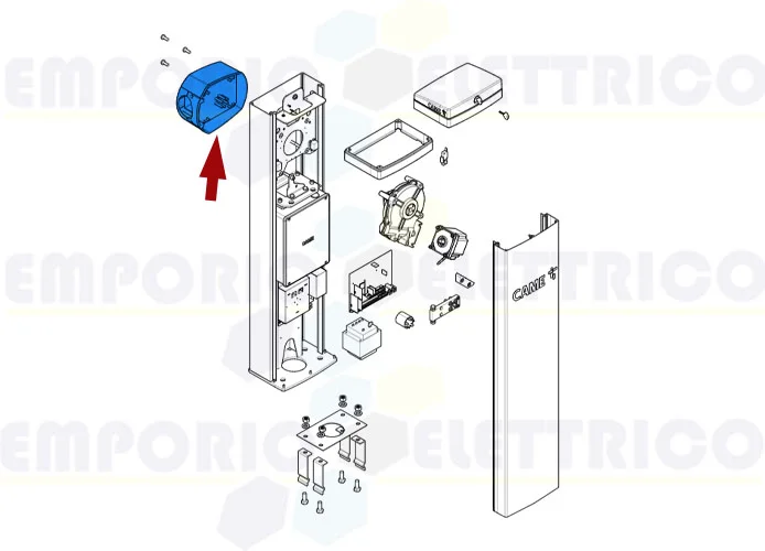 came pièce détachée fixation tige gpt40ags 88003-0031