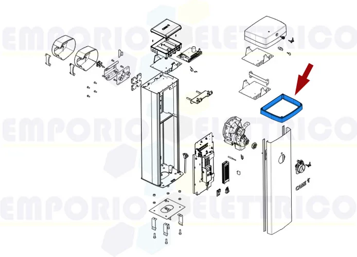 came pièce détachée couronne éclairage gpx40 2 pièces 88003-0044