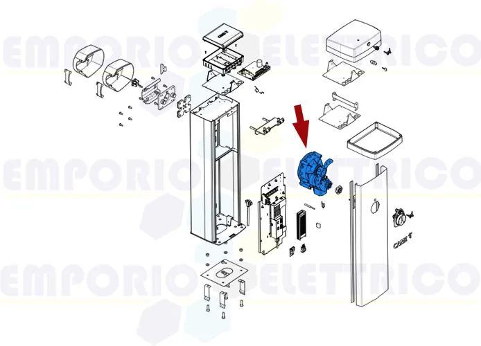 came pièce détachée motoréducteur barrière gpx40 88003-0048