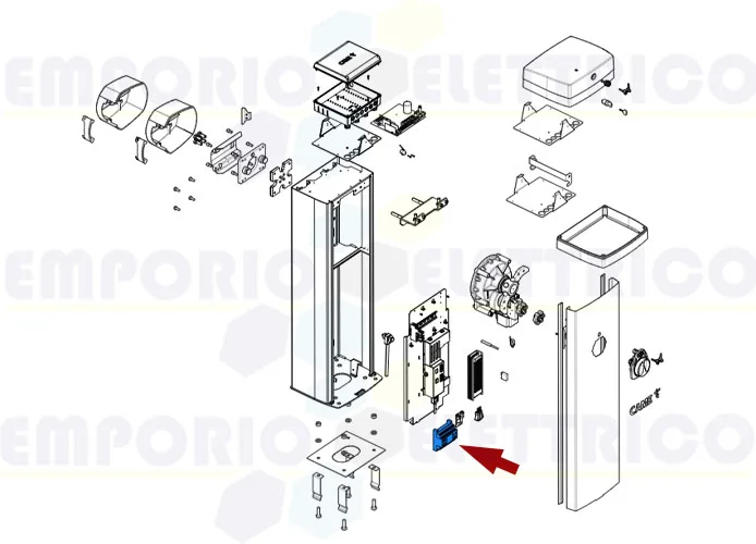 came pièce détachée module d'interface io-rs485 24v dc 88003-0065