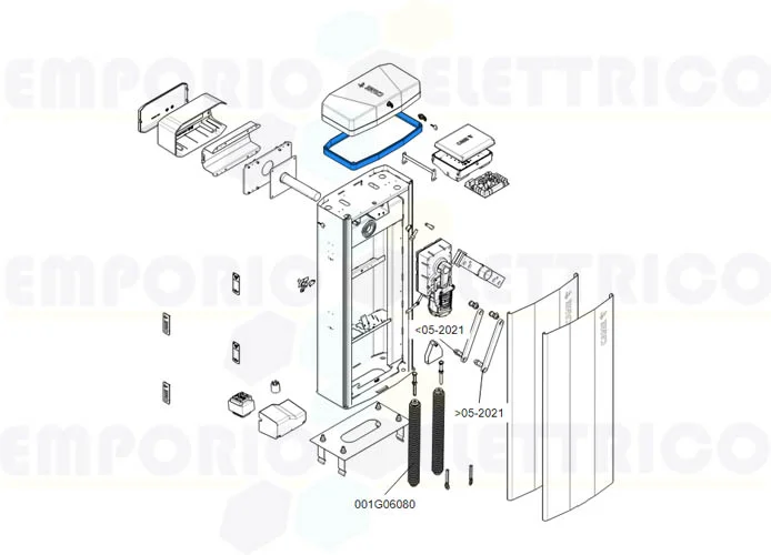 came pièce détachée couronne éclairage gt8 1pc 88003-0125 1