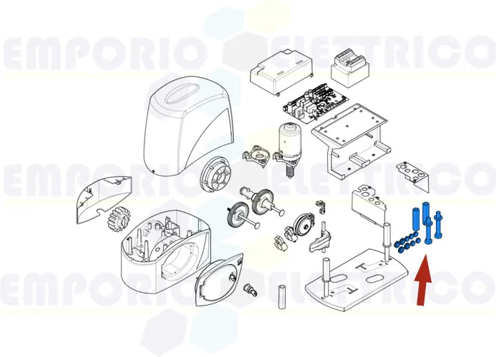 came pièce détachée paquet de boulons et vis bx-243 119ribx056