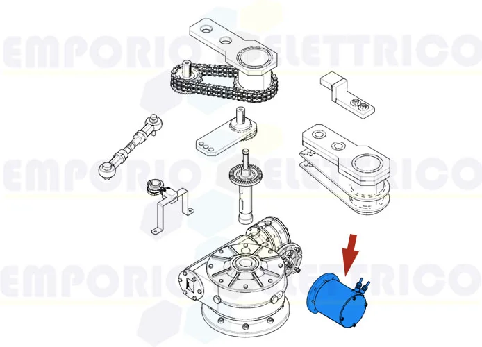 came pièce détachée groupe moteur frog-ms 119ria081