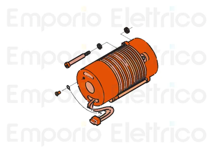 faac pièce détachée moteur 220v.4p.monof.c/t.120 7700055