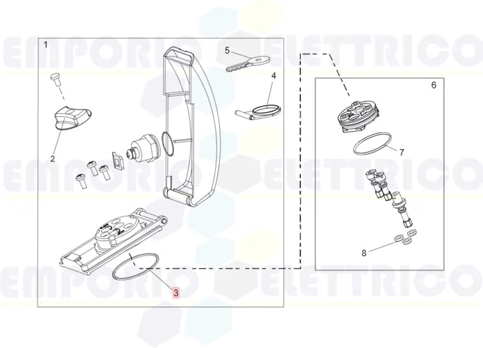 faac pièce détachée joint or 41x1,78 (or 2162) 7090865