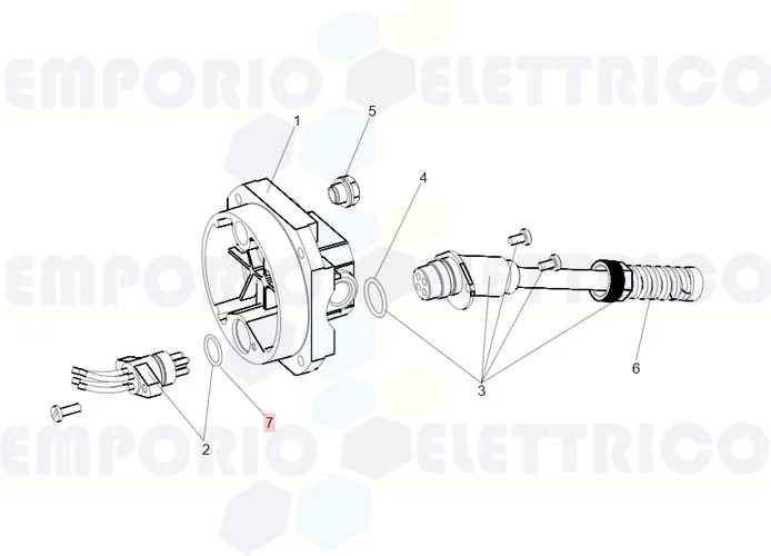 faac pièce détachée joint or 11,91x2,62 (115) 7090080025