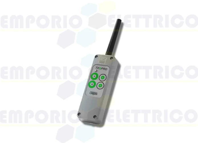 cardin émetteur 4 fonctions 868mhz txqpro508-4a