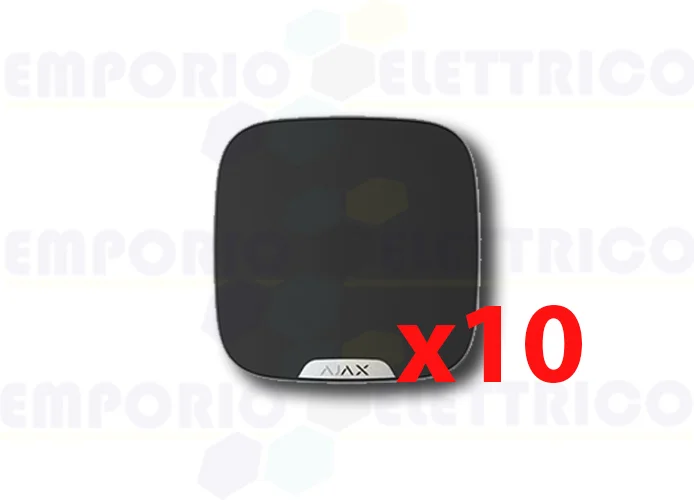 ajax lot de brandplates ss dd 10 (10 pcs) noir 39278