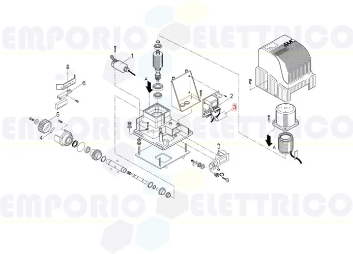 faac pièce détachée condensateur 10 uf *f0096* 7601013