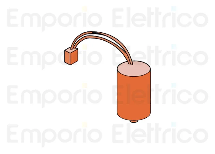 faac pièce détachée cnd pp 18mf 450v câble unipolaire 150mm.con.ric 63002795