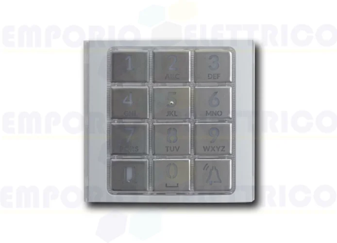 came bpt plaque frontale module clavier en aluminium mtmfkb 60020270