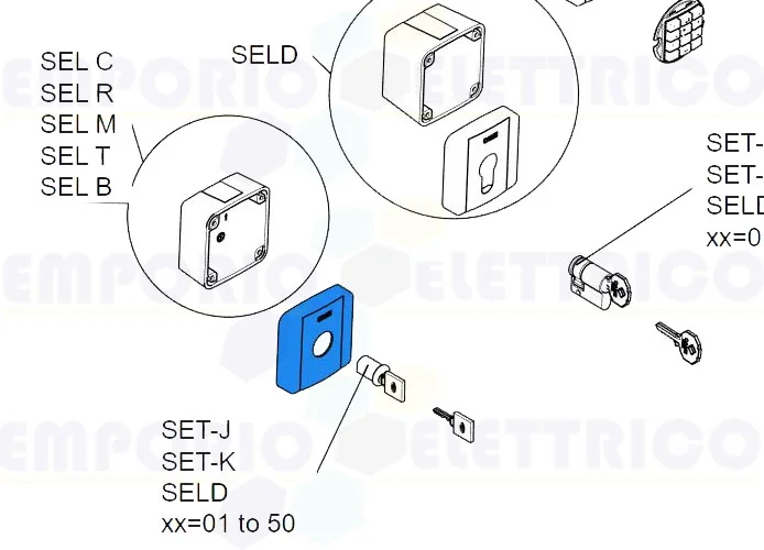 came pièce détachée couvercle extérieur sélecteur selc 2pcs 88006-0048