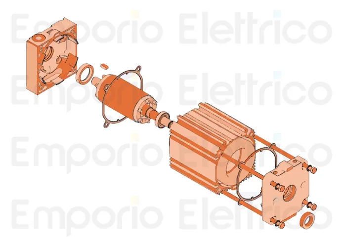 faac pièce détachée groupe moteur 540/541/mercury 63003156