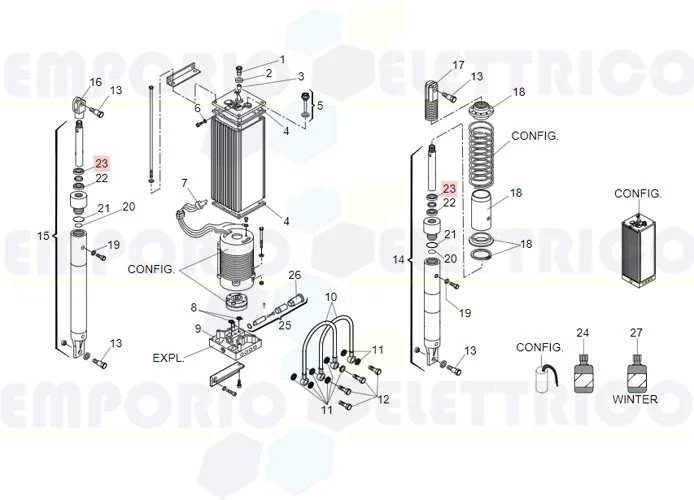 faac pièce détachée joint rasch.wrm 118149 d.30 7095025