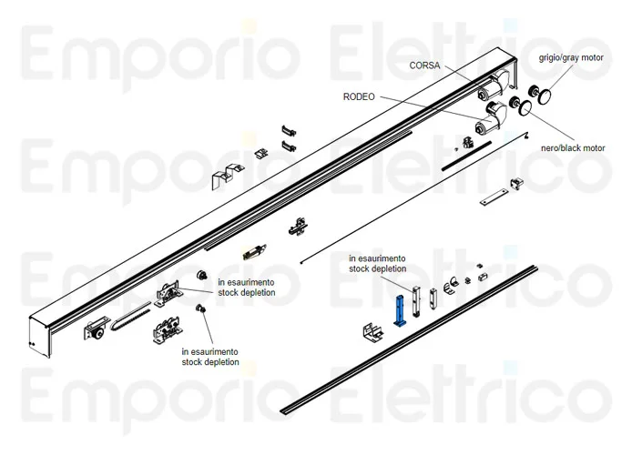 came pièce détachée loquets vantail fixe 2 pcs corsa rodeo 119rip102