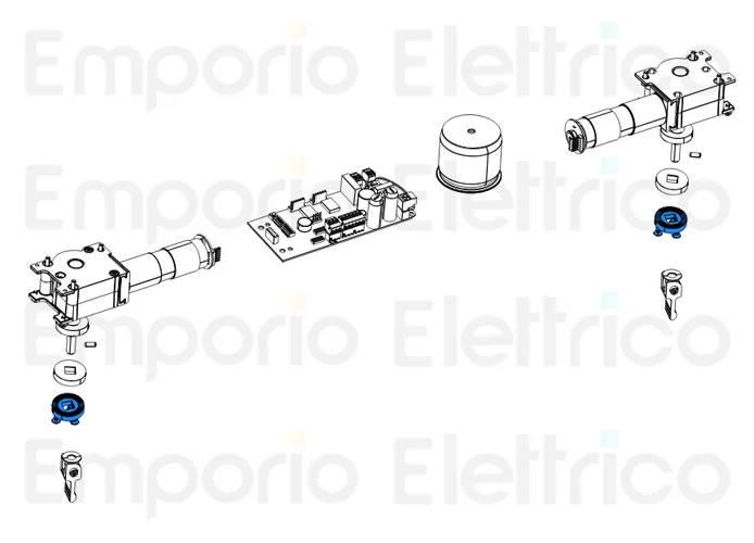 came pièce détachée 2 pcs embrayage inférieur volare-voila 119rid479