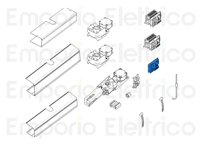 came pièce détachée carte électronique pour automatisme sw2/sw3 119rip155