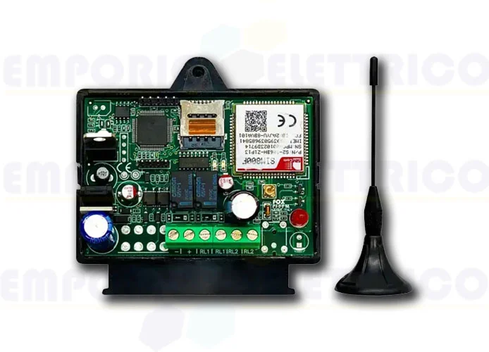 vds module gsm ouverture portail 2 canaux avec antenne gsm-c 1434/2